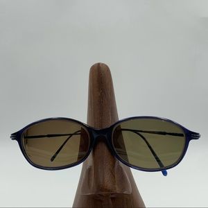 Vintage Safilo Blue Oval Sunglasses Frames